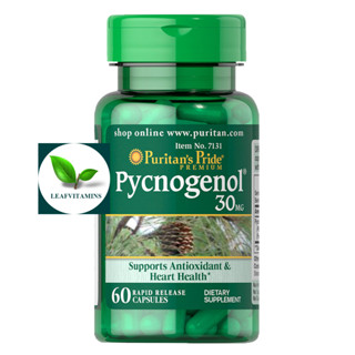 Puritans Pride Pycnogenol 30 mg / 60 Capsules