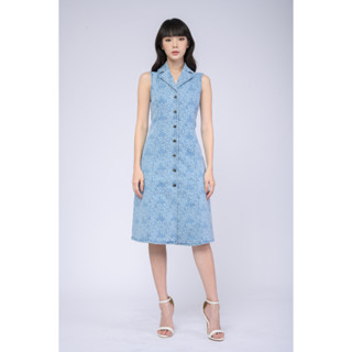 D2312 เดรส ลาย MonogramCollection Bearbeary5thanv เส้นใยTencel