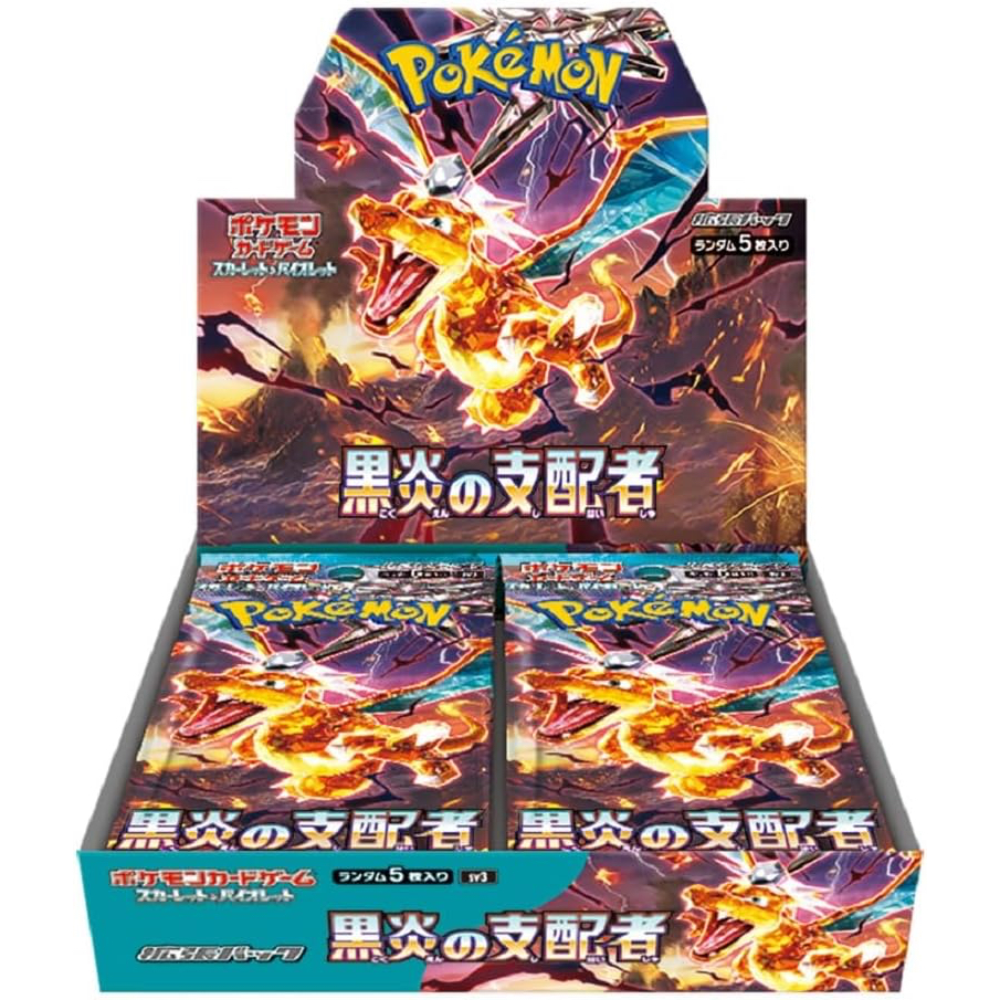 Pokemon Card Booster Box Ruler of the Black Flame sv3 ของแท้ส่งจากไทย