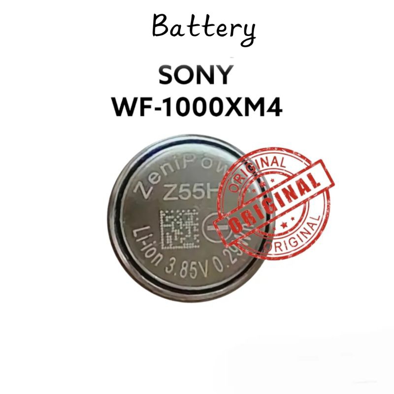 Battery Sony ZENIPOWER Z55H WF-1000XM4 70mAh 3.85v Rechargeable Germany Valta แบตหูฟัง แบตเตอรี่ Bluetooth