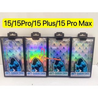 Case KingKong  for15/15 Pro/15 Plus/15 Pro Max14/14 Pro/14 Plus /14 Pro Max เคสคิงคอง ของแท้ 100% คสกันกระแทกเคสใส ขอบนิ