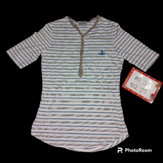 used Vivienne westwood shirt เสื้อยืด แบรนด์แท้ สภาพใหม่ มือสอง