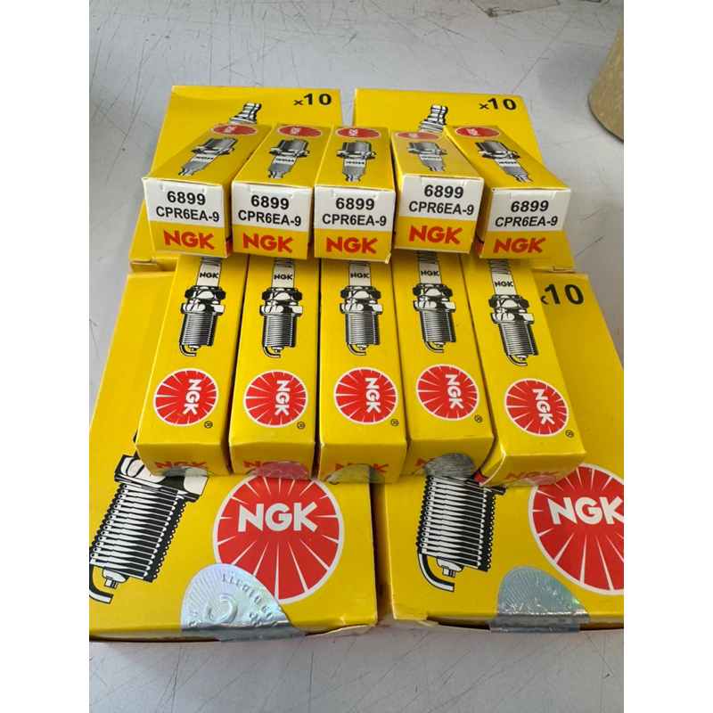 หัวเทียน CPR6EA-9  10หัว WAVE110i-125i ทุกรุ่น เกลียวยาว รถหัวฉีด - รูปที่ 2