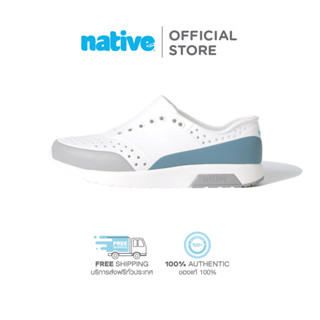 NATIVE รองเท้าเนทีฟกันน้ำผู้ใหญ่ EVA รุ่น Lennox shell white pigeon grey weather block