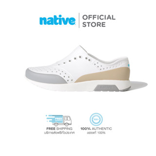 NATIVE รองเท้าเนทีฟกันน้ำผู้ใหญ่ EVA รุ่น Lennox shell white pigeon grey flax block