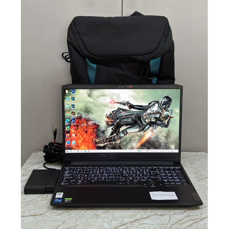 โน๊ตบุ๊ค Lenovo Ideapad Gaming3 15IHU6-82K1010UTA /i5-11320H / GTX 1650