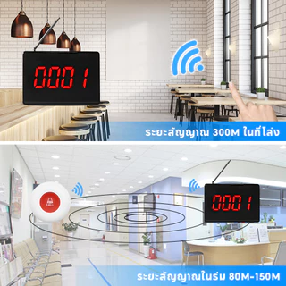 🔥ส่งไวจากไทย🔥Daytech ปุ่มกดเรียก เพจเจอร์ เรียกลูกค้า พนักงาน เหมาะร้านอาหาร/คาเฟ่/โรงแรมP4ประกัน1ปี
