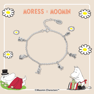 Moomin Family Silver Bracelet สร้อยข้อมือมูมินเงินแท้