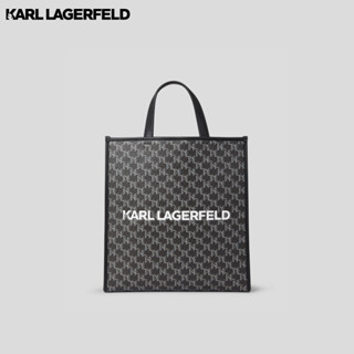 KARL LAGERFELD - K/MONOGRAM KLASSIK LARGE TOTE BAG 235M3009 กระเป๋าถือ