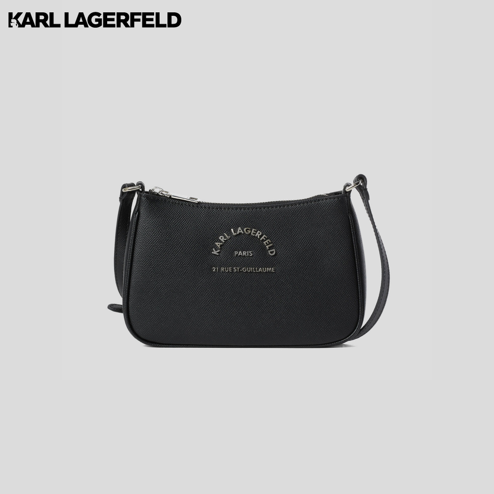 KARL LAGERFELD - RUE ST-GUILLAUME SMALL CROSSBODY BAG 235W3126 กระเป๋าสะพาย BLACK
