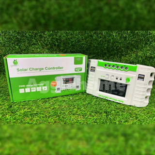 AppleGreen ชาร์จเจอร์ PWM 12/24V-30A รุ่น MG2430Z (กล่องเขียว) Solar Charge Controlle