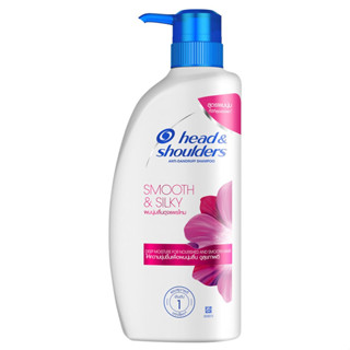 HEAD &amp; SHOULDERS เฮด แอนด์ โชว์เดอร์ แชมพูขจัดรังแค สูตรสมูท แอนด์ ซิลกี้ ขวดปั๊ม ขนาด 370 มล.