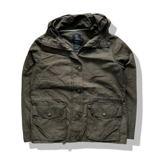 GAP Olive Green Military Hooded Jacket รอบอก 42”