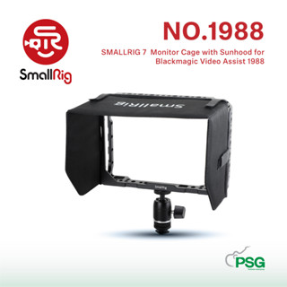 SMALLRIG 7  Monitor Cage with Sunhood for Blackmagic Video Assist 1988