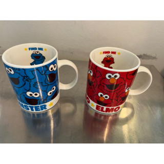 ขายคู่ แก้วมัค  Elmo, Cookie Monster Mug