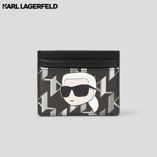 KARL LAGERFELD - K/IKONIK MONOGRAM CARDHOLDER 235W3246 กระเป๋าใส่นามบัตร