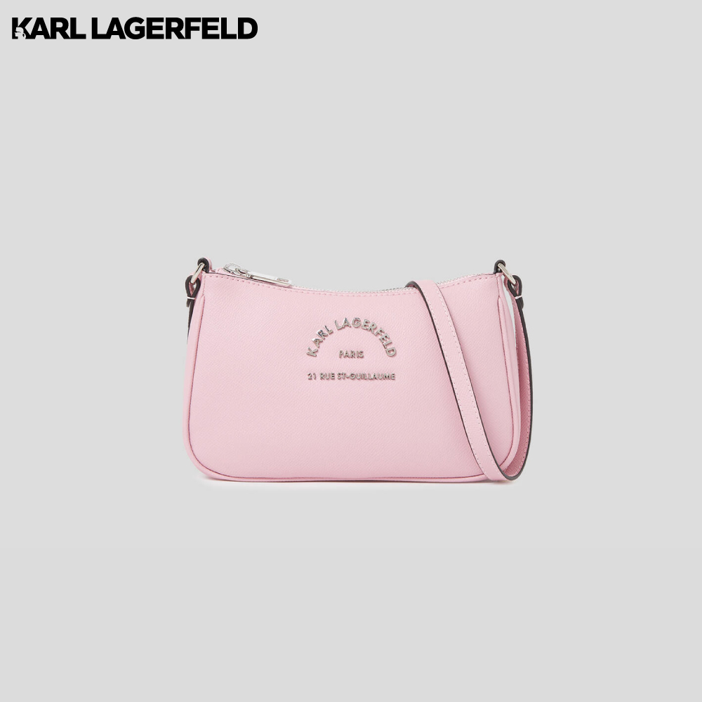 KARL LAGERFELD - RUE ST-GUILLAUME SMALL CROSSBODY BAG 235W3126 กระเป๋าสะพาย PINK MIST