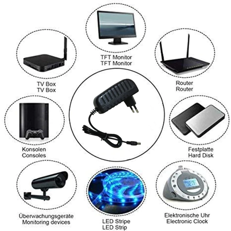 อะแดปเตอร์ Adapter 12V 2A สำหรับกล้องวงจรปิด หัว 5.5 x 2.5MM thumbnail 3