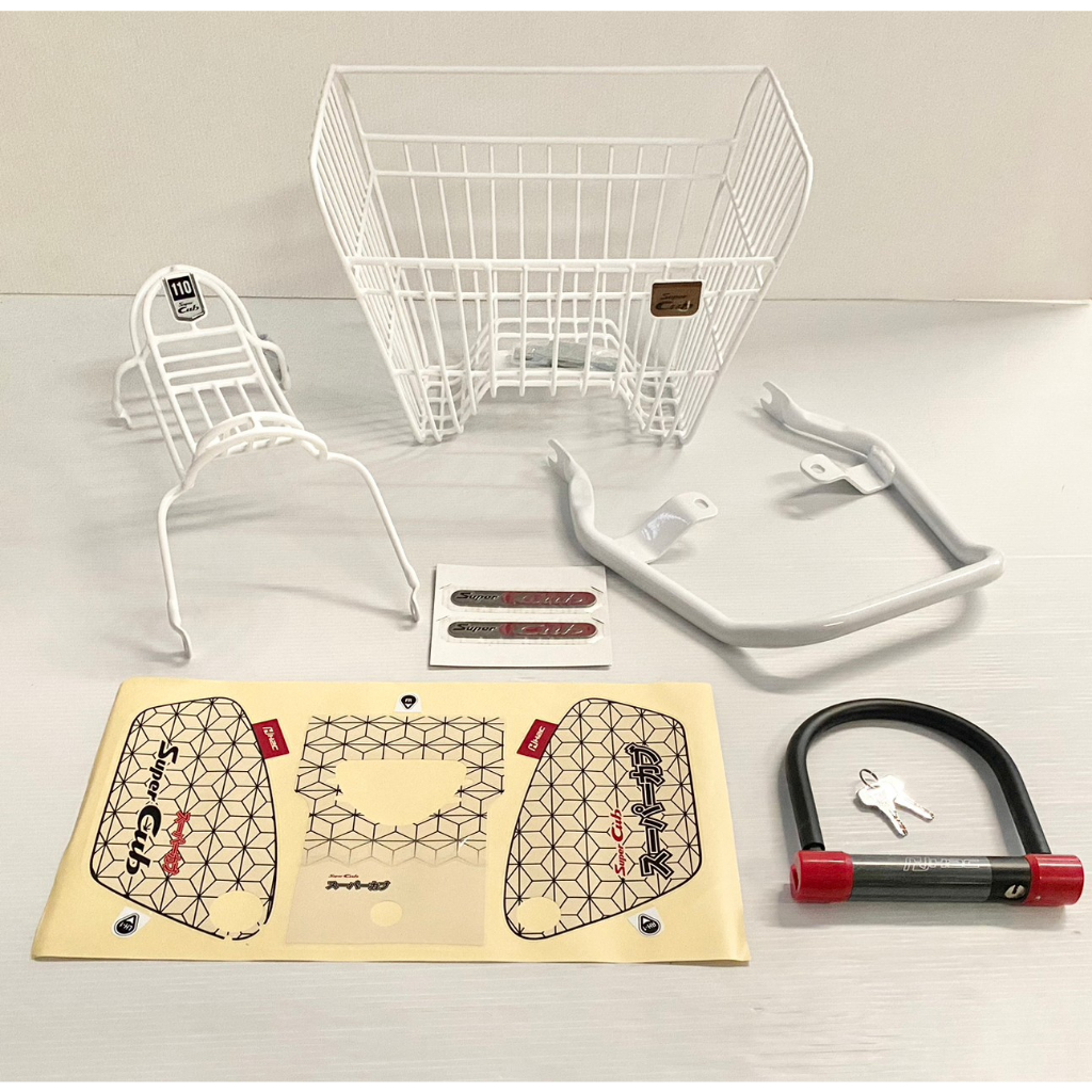 ชุดแต่ง H2C Honda super cub สีขาว ปี 2018-2020 แท้เบิกศูนย์