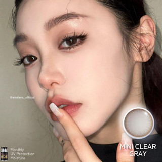 Wink Lens รุ่น Mini Clear คอนแทคเลนส์รายเดือน eff.18 เลนส์กันUV UVA/UVB