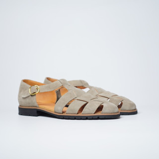 Porto Fisherman Sandals Suede Sand Beige