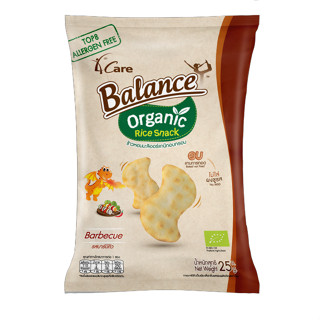 Organic Jasmine Rice Snack with BBQ Flavor 25g - 4CARE BALANCE