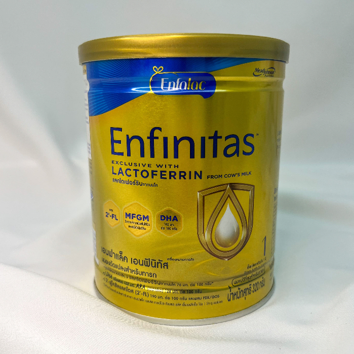 Enfalac Enfinitas exclusive with Lactoferrin สูตร 1 (320 กรัม) exp.06/10/2025