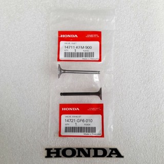 วาล์วไอดี + วาล์วไอเสีย HONDA แท้ศูนย์ Dream100 / Dream New / Dream Exces / Wave100 / Wave100S / Wave100S / K ( ปี2005 )