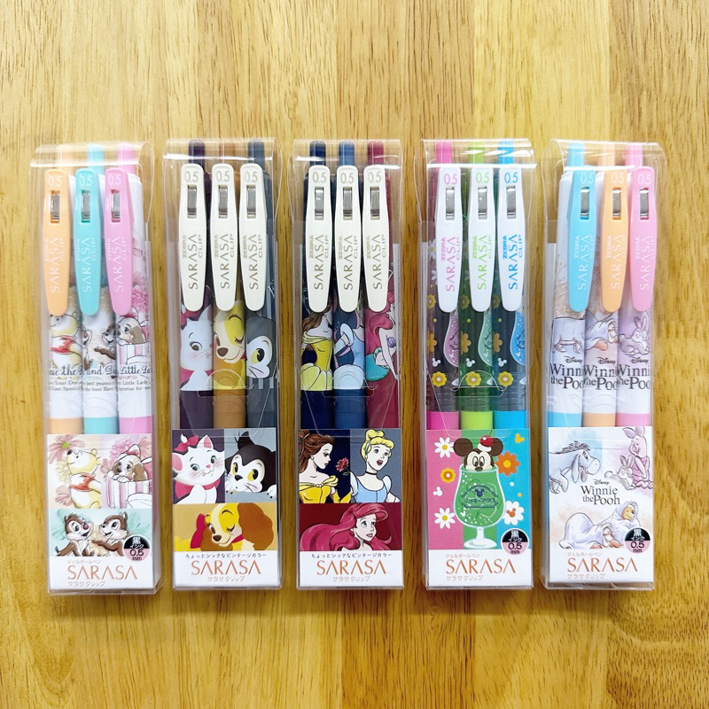 ***อัพเดตลายใหม่*** ปากกา Sarasa Clip ลาย DisneyStoreJapan