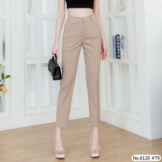 กางเกง ทำงาน Miss Daisy : No.6120 กางเกงขายาว 9ส่วน | Cropped Pants