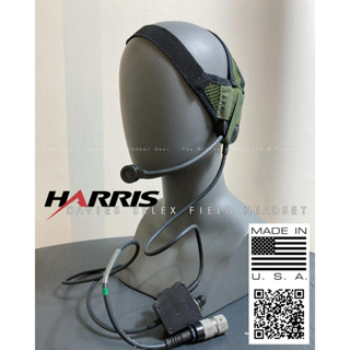 ชุดหูฟังสื่อสาร Harris Corp. USA🇺🇸 รุ่น Davies Field Headset