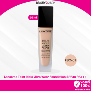 J223 / Lancome Teint Idole Ultra Wear SPF 38 / PA+++ 30ml #BO-01 รองพื้นลังโคม เนื้อบาง ปกปิด คุมมัน