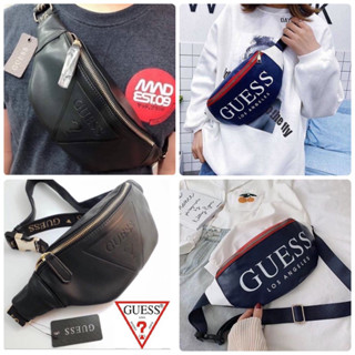 กระเป๋าคาดอก Guess ป้ายห้อย หนัง ส่ง จากกทม