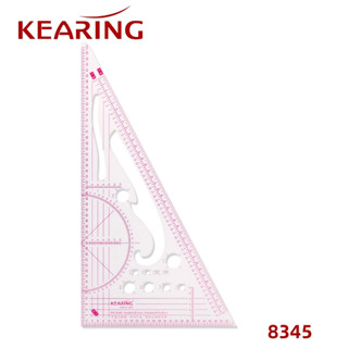 Kearing ไม้บรรทัดวัดสเกลสามเหลี่ยม (8345)