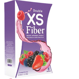 ดับเบิ้ล เอ็กซ์เอส ไฟเบอร์ เอ็กซ์ เอส Double XS Fiber 1แถม1(ได้2กล่อง)กล่องม่วง