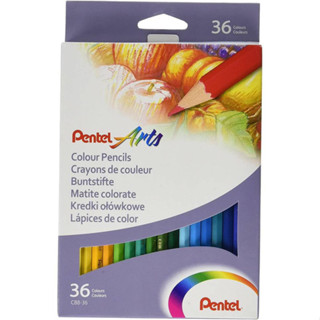 สีไม้ 36 สี Pentel 36 Colour Pencils