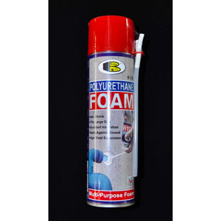 Bosny B129 บอสนี่ สเปรย์ โฟม PU Foam Spray อุดรูรั่ว กันซืม 500ml.