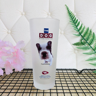 แก้วน้ำขุ่น THE DOG Artlist Collection ลาย French Bulldog มือสอง