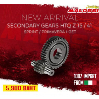 ชุดเฟืองท้าย VESPA SPRINT / PRIMAVERA I-GET HTQ z 15/41