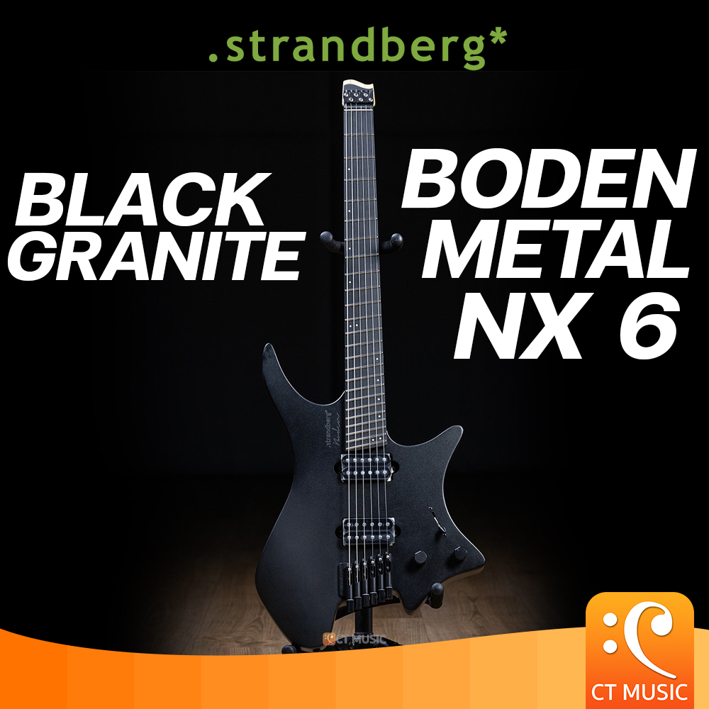 Strandberg Boden Metal NX6 Black Granite กีตาร์ไฟฟ้า