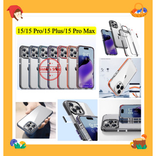 iphone 15/15 Pro/15 Plus/15 Pro Max เคส กันกระแทก ป้องกันกล้อง