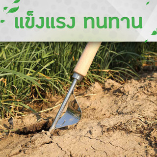 อุปกรณ์ขุดหญ้า เครื่องมือถอนหญ้า  ส้อมกำจัดวัชพืช SP219