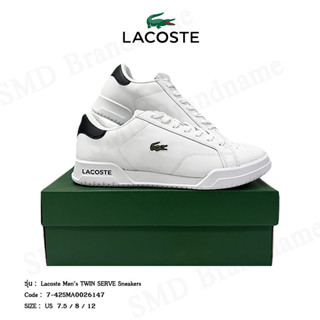 Lacoste รองเท้าผ้าใบ รุ่น Lacoste Mens TWIN SERVE Sneakers Code: 7-42SMA0026147