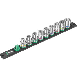 Wera ชุดบ๊อกซ์ 1/2" Magnetic Socket Rail C4 (05005460001)