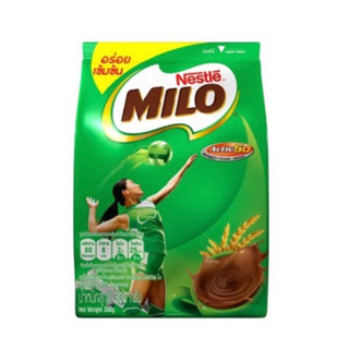 Milo ไมโลผง ชนิดถุง ขนาด 300 กรัม รสช็อกโกแลต เข้มข้น