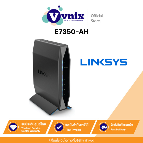 E7350-AH LINKSYS E7350 DUAL BAND AX1800 GIGABIT ROUTER By Vnix Group