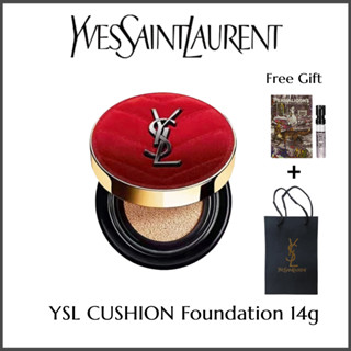 💖ของแท้100%💖 ysl Yves Saint Laurent Le Cushion Encre De Peau Luminous Matte Cushion Foundation Collecton 14g #B10 #B20