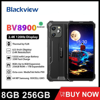 Blackview BV8900 Rugged Phone Android 13 16GB 256 GB Mobile Phone Thermal By FLIR® 10000mAh Battery 33W Fast Charge