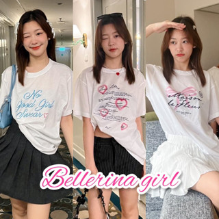 เสื้อยืดคอกลม เนื้อผ้าtc น่ารัก พร้อมส่ง