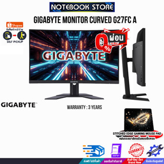 [ผ่อน0%10ด.]GIGABYTE MONITOR CURVED G27FC A/ประกัน 3 Y